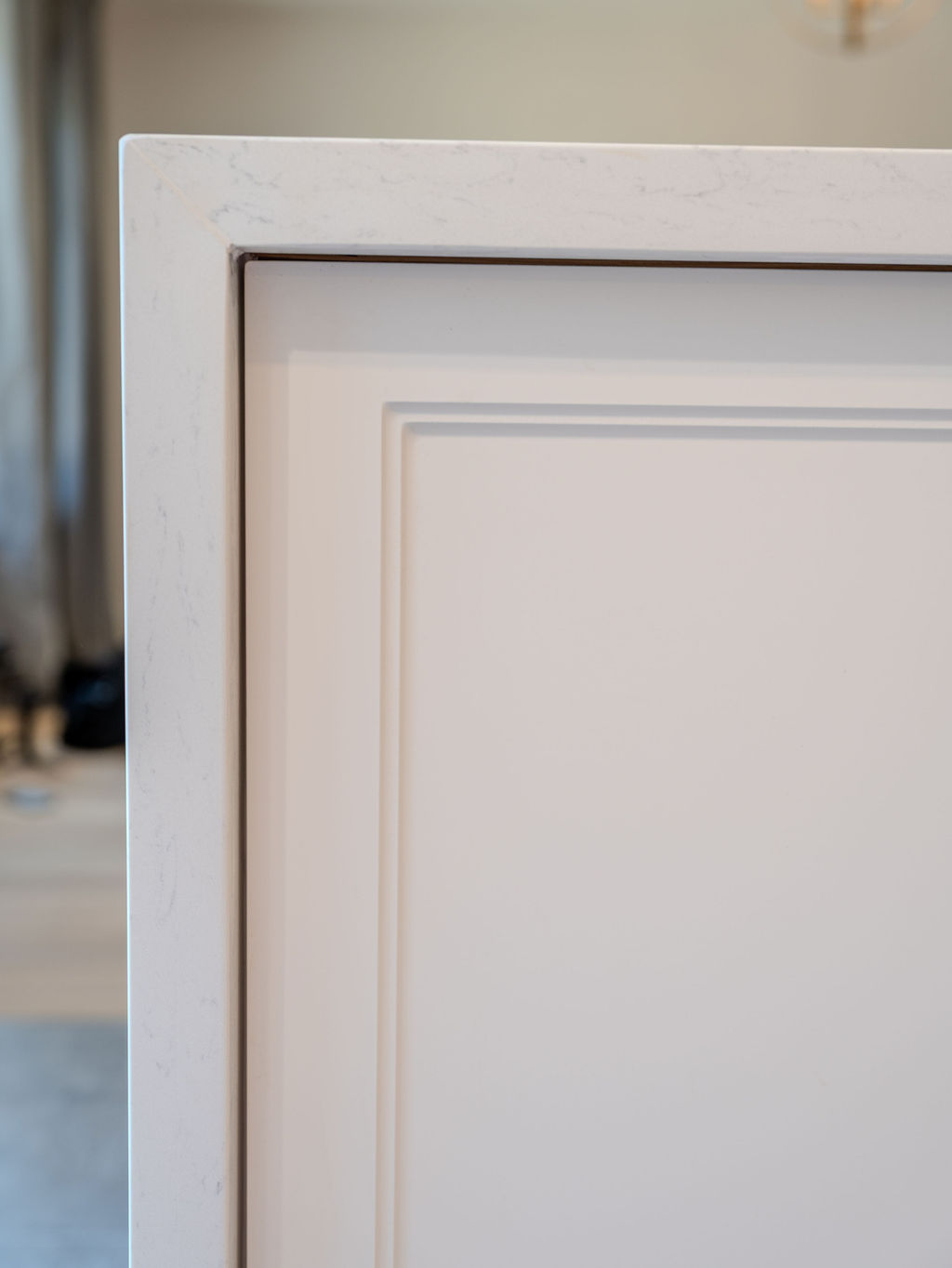 White Double Shaker Kitchen Cabinets