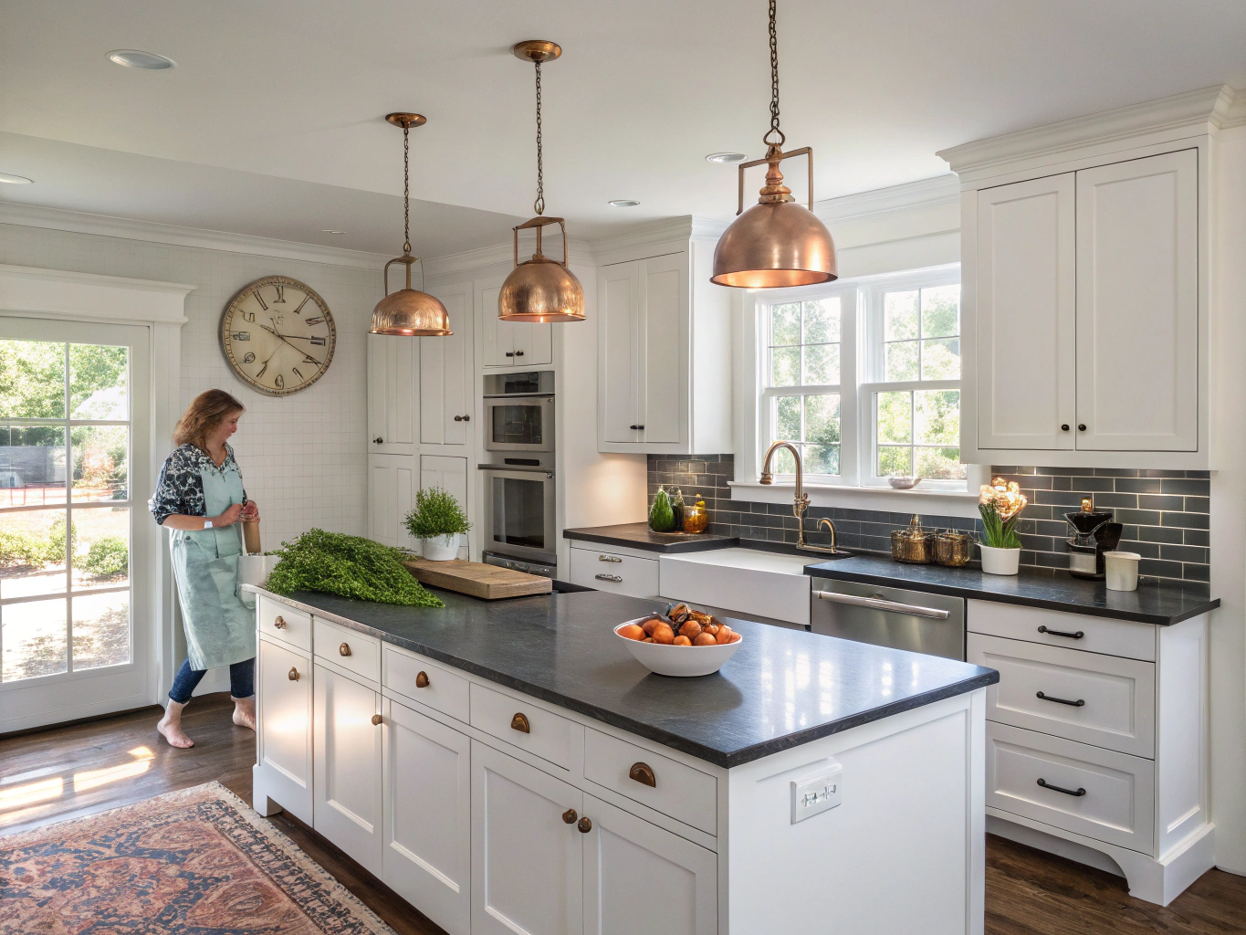 Myers Park Classic White Shaker - After Completed Kitchen Installation